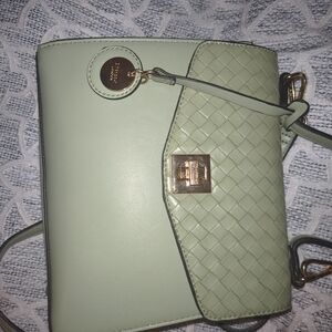 Dune London Sage Green Crossbody Bag